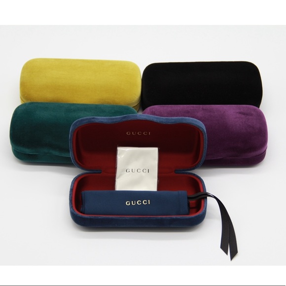 NEW GUCCI GG0416SK 001 BLACK ROUND SUNGLASSES GUCCI - Picture 13 of 13